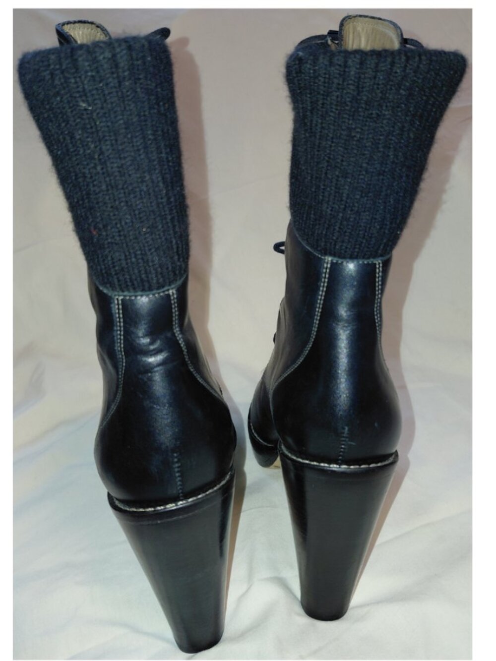 Cole Haan Nike Air Stephanie Boots 7B Black - Picture 5 of 16